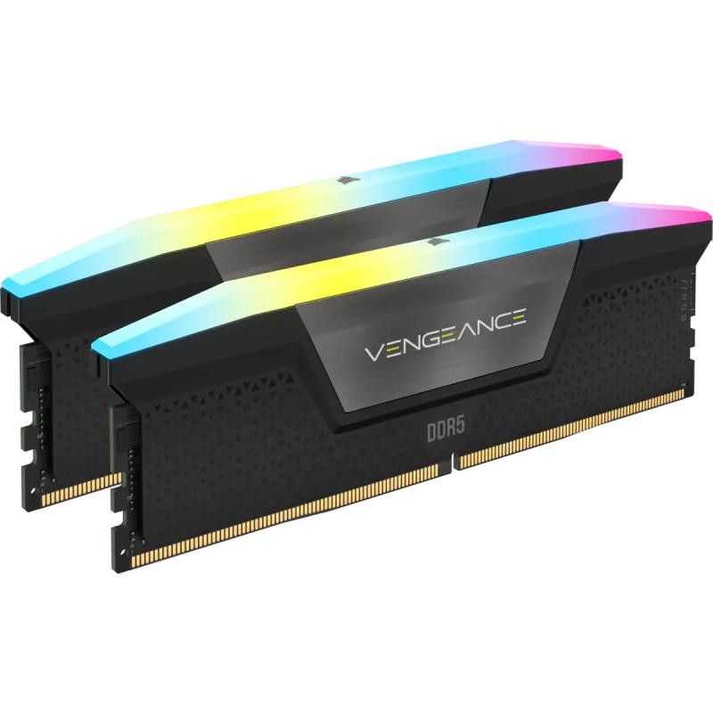 Corsair Vengeance RGB module de mémoire 64 Go 2 x 32 Go DDR5 288-pin DIMM · Mémoires PC · Informat Systems Strasbourg (image 2)