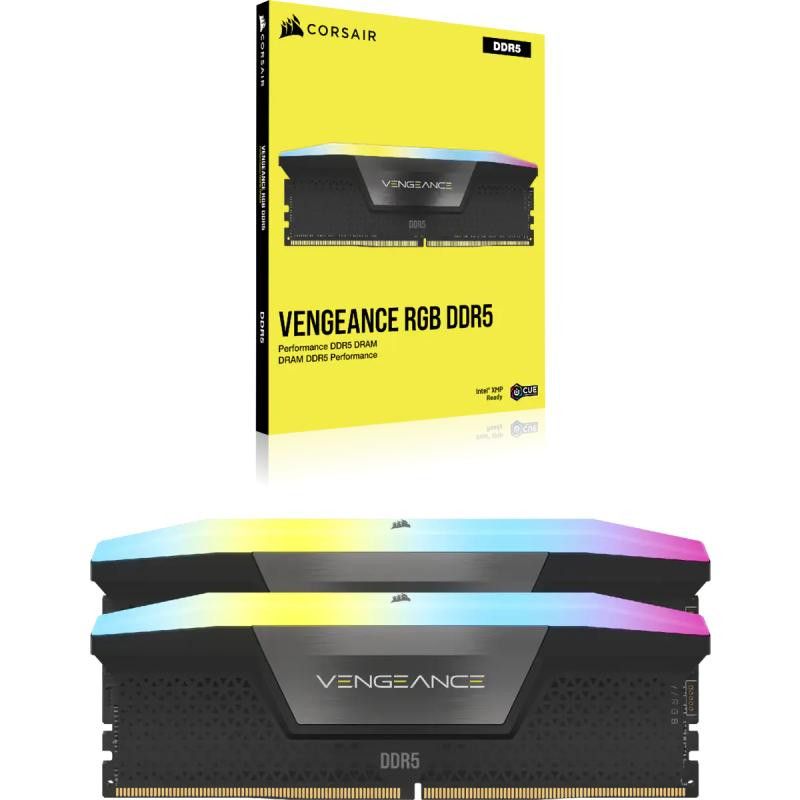 Corsair Vengeance RGB module de mémoire 64 Go 2 x 32 Go DDR5 288-pin DIMM · Mémoires PC · Informat Systems Strasbourg (image 4)