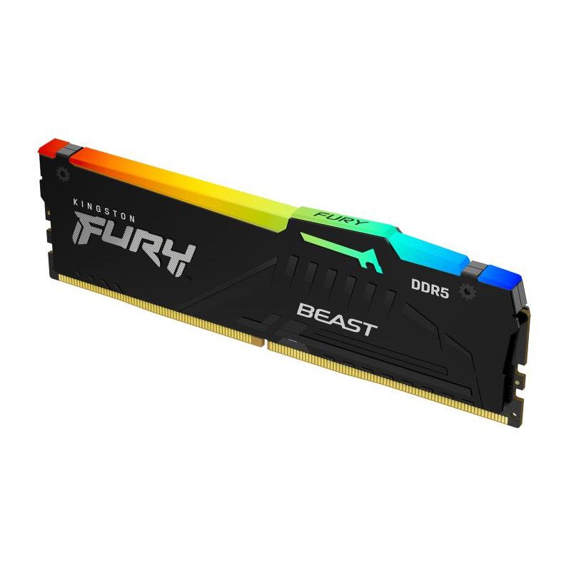 Kingston Technology FURY Beast 16GB 6000MT/s DDR5 CL30 DIMM RGB EXPO · Mémoires PC · Informat Systems Strasbourg