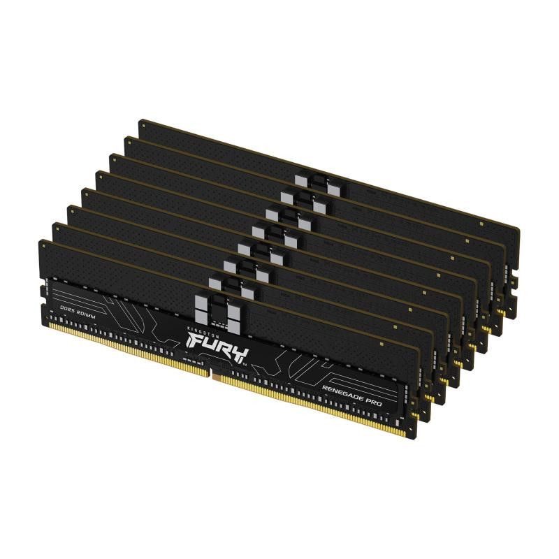 Kingston Technology FURY 256 Go 6000 MT/s DDR5 ECC Reg CL32 DIMM (kit de 8) Renegade Pro EXPO · Mémoires PC · Informat Sys...