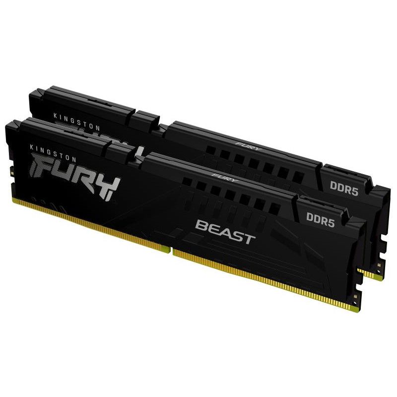 Kingston Technology FURY Beast 64 Go 6000 MT/s DDR5 CL30 DIMM (Kits de 2) Black EXPO · Mémoires PC · Informat Systems Stra...