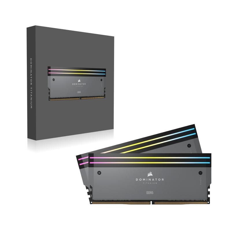Corsair Dominator Titanium CMP64GX5M2B6000Z30 module de mémoire 64 Go 2 x 32 Go DDR5 288-pin DIMM · Mémoires PC · Informat... (image 6)
