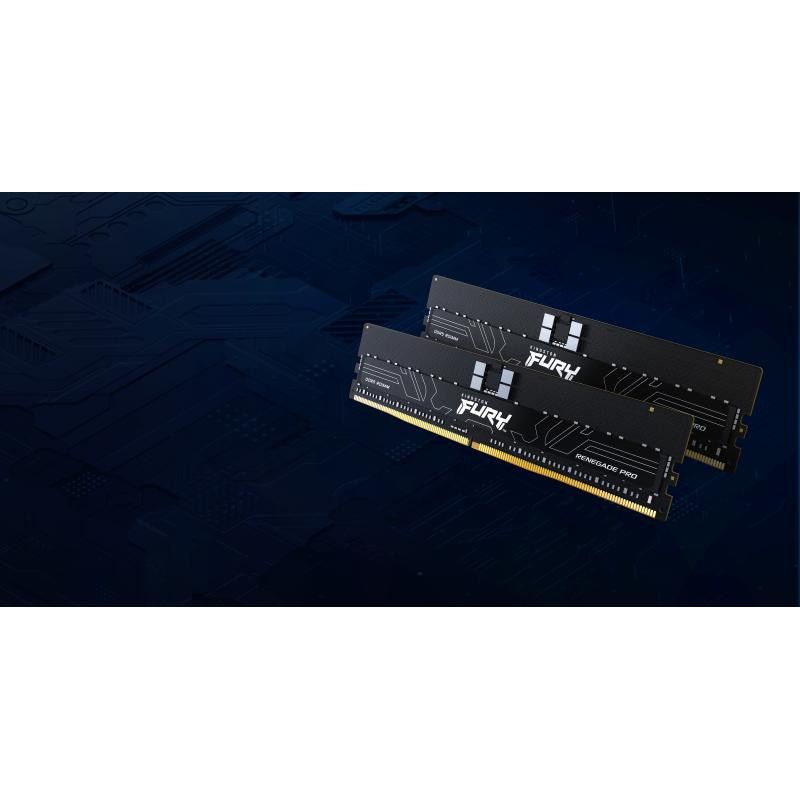 Kingston Technology FURY 128 Go 6000 MT/s DDR5 ECC Reg CL32 DIMM (kit de 4) Renegade Pro EXPO · Mémoires PC · Informat Sys... (image 7)