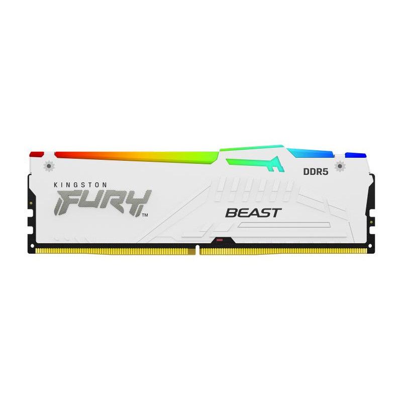 Kingston Technology FURY Beast 32GB 6000MT/s DDR5 CL30 DIMM (Kits de 2) White RGB EXPO · Mémoires PC · Informat Systems St... (image 3)
