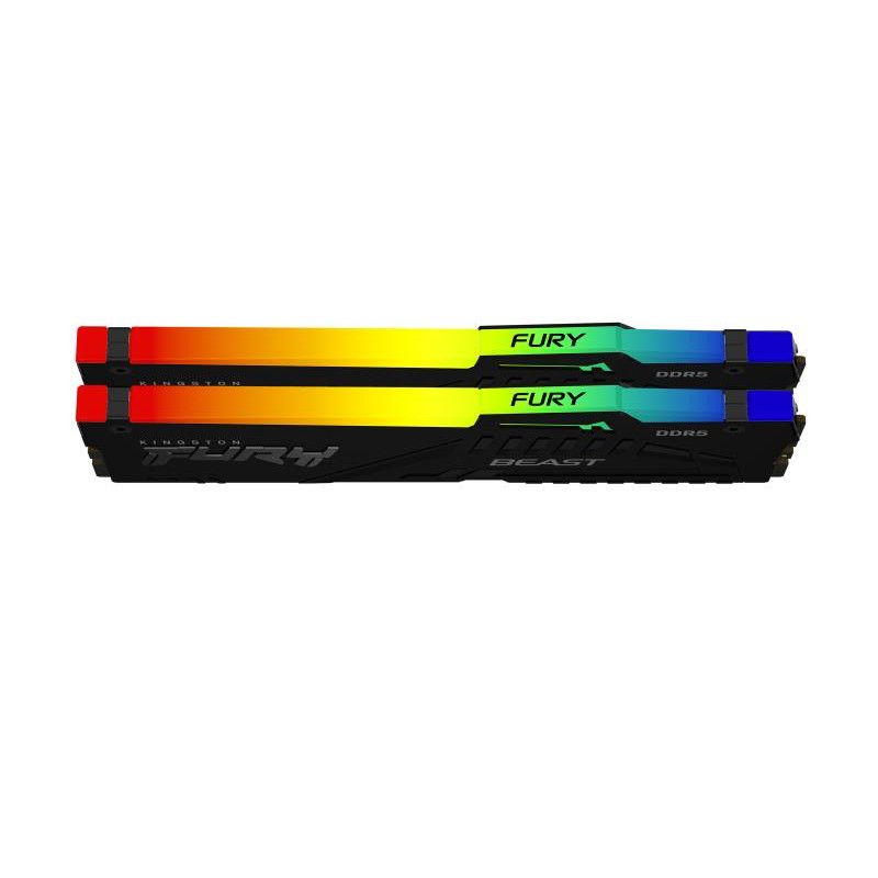 Kingston Technology FURY Beast 128GB 5600MT/s DDR5 CL36 DIMM (Kits de 2) RGB · Mémoires PC · Informat Systems Strasbourg (image 2)