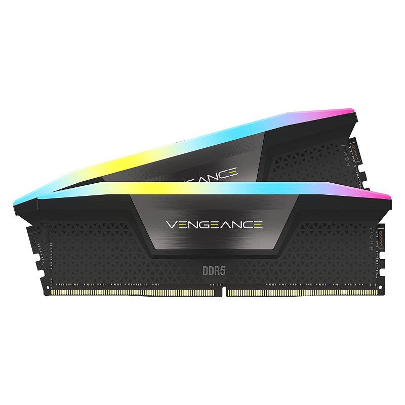 Corsair Vengeance RGB CMH64GX5M2D6000C40 module de mémoire 64 Go 2 x 32 Go DDR5 6000 MT/s 288-pin DIMM · Mémoires PC · Inf...