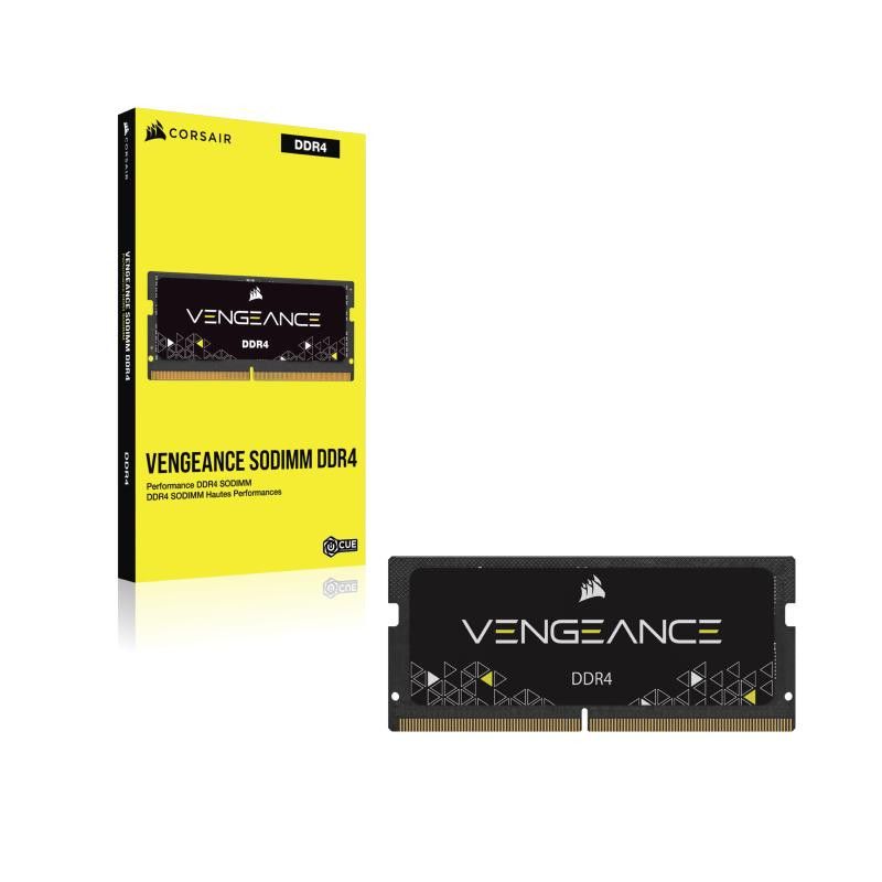 CORSAIR VENGEANCE SODIMM 16GO DDR4 2400Mhz C16 (1x16G) · Mémoires PC · Informat Systems Strasbourg