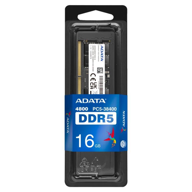 ADATA STANDARD 16GB D5 DRAM SO-DIMM 4800 CL40 · Mémoires PC · Informat Systems Strasbourg (image 2)