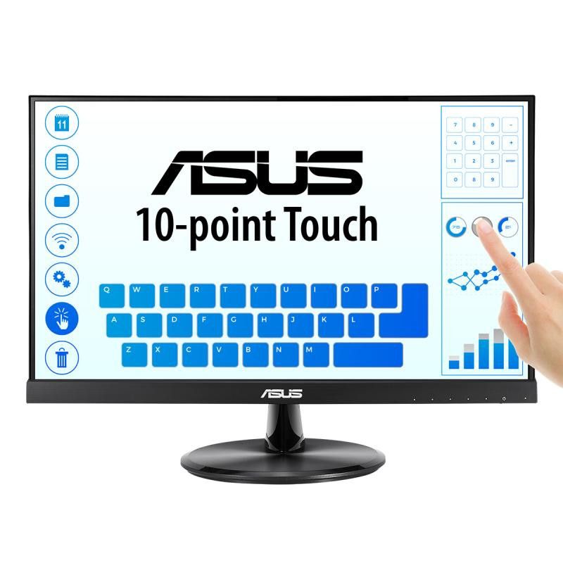 ASUS VT229H écran plat de PC 54,6 cm (21.5") 1920 x 1080 pixels Full HD LED Écran tactile Noir · Moniteur · Informat Syste...