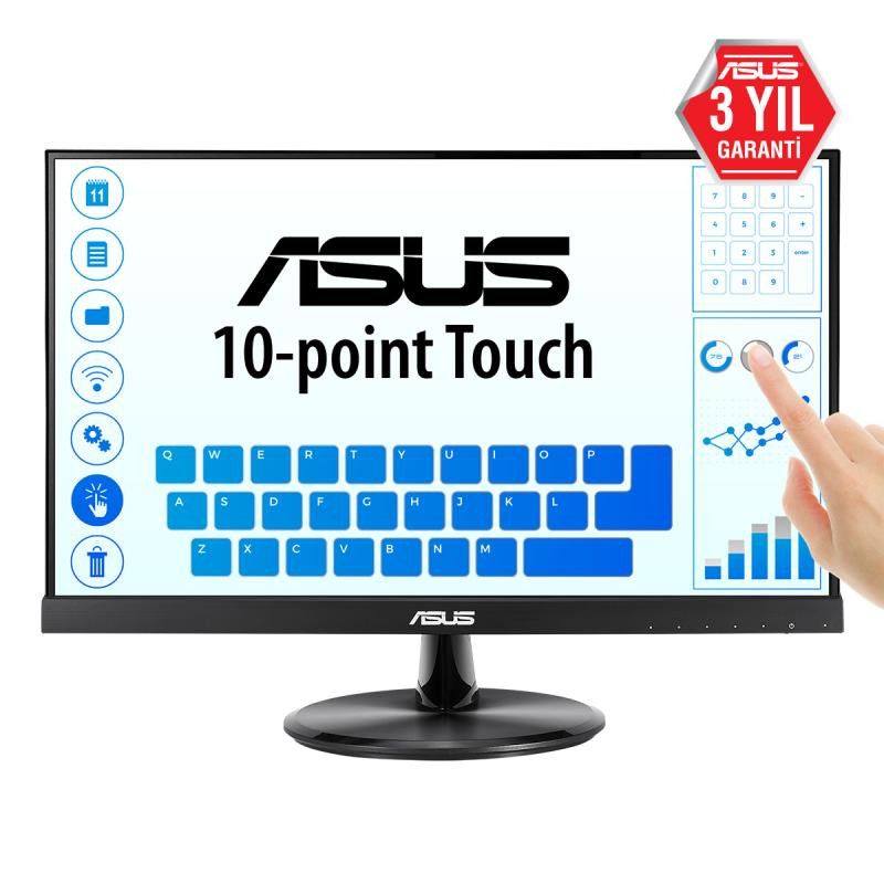 ASUS VT229H écran plat de PC 54,6 cm (21.5") 1920 x 1080 pixels Full HD LED Écran tactile Noir · Moniteur · Informat Syste... (image 2)
