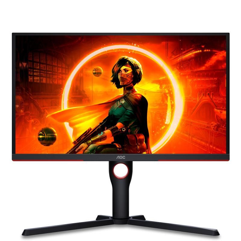 AOC G3 25G3ZM/BK écran plat de PC 62,2 cm (24.5") 1920 x 1080 pixels Full HD Noir, Rouge · Moniteur · Informat Systems Str... (image 2)