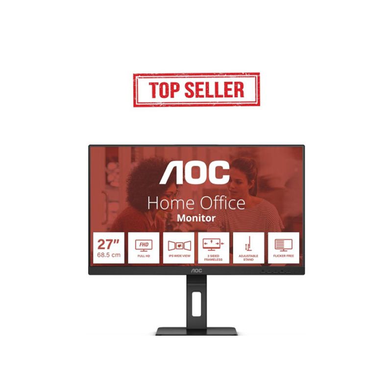 AOC E3 27E3QAF écran plat de PC 68,6 cm (27") 1920 x 1080 pixels Full HD LED Noir · Moniteur · Informat Systems Strasbourg