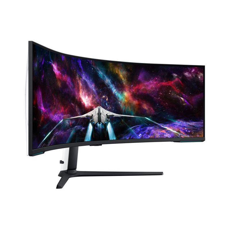 Samsung G95NC écran plat de PC 144,8 cm (57") 7680 x 2160 pixels Dual UHD LED Noir, Blanc · Moniteur · Informat Systems St...