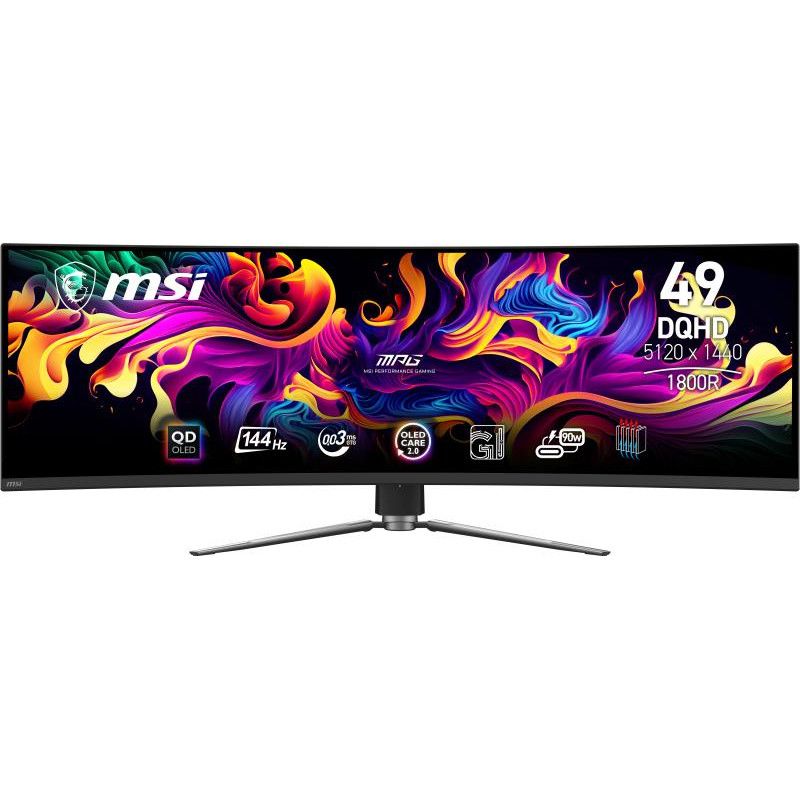 MSI MPG 491CQP QD-OLED écran plat de PC 124,5 cm (49") 5120 x 1440 pixels Dual WQHD Noir · Moniteur · Informat Systems Str... (image 3)