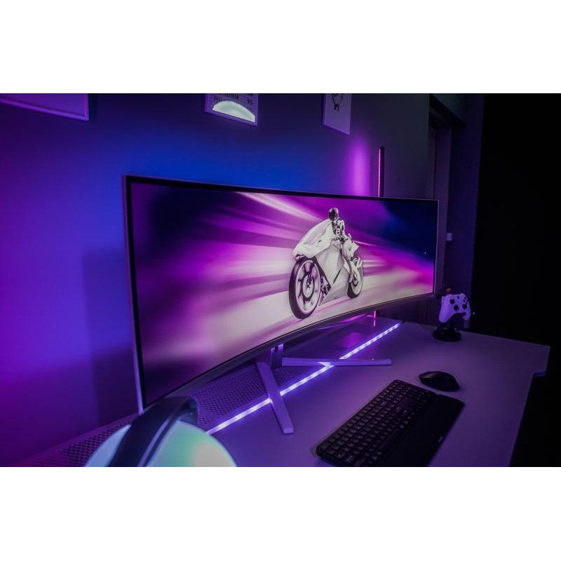 Philips Evnia 8000 49M2C8900/00 écran plat de PC 124,2 cm (48.9") 5120 x 1440 pixels Dual QHD QD-OLED Blanc · Moniteur · I... (image 13)