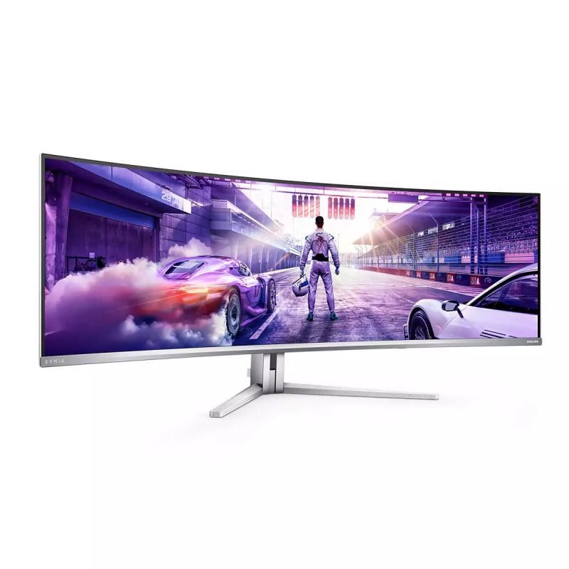 Philips Evnia 8000 49M2C8900/00 écran plat de PC 124,2 cm (48.9") 5120 x 1440 pixels Dual QHD QD-OLED Blanc · Moniteur · I... (image 16)