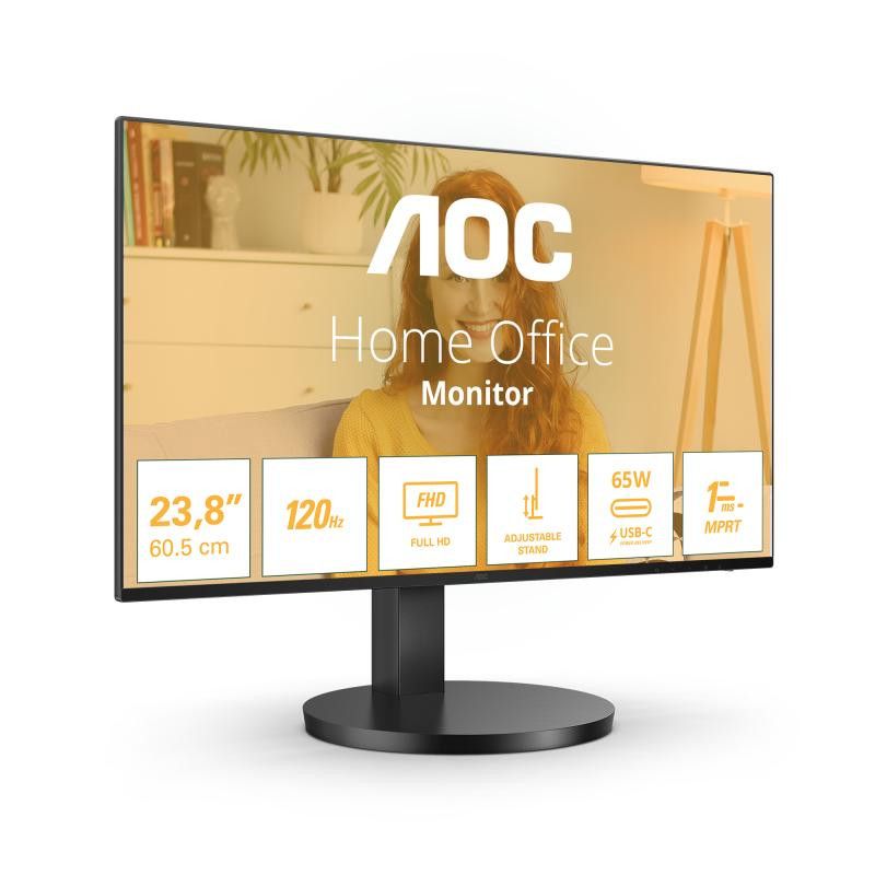 AOC B3 27B3CF2 écran plat de PC 68,6 cm (27") 1920 x 1080 pixels Full HD LED Noir · Moniteur · Informat Systems Strasbourg (image 2)