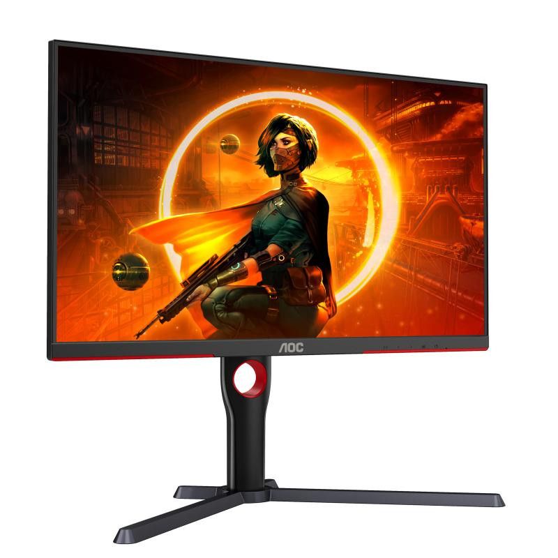AOC G3 Q27G3XMN/BK écran plat de PC 68,6 cm (27") 2560 x 1440 pixels 2K Ultra HD LED Noir, Rouge · Moniteur · Informat Sys... (image 6)