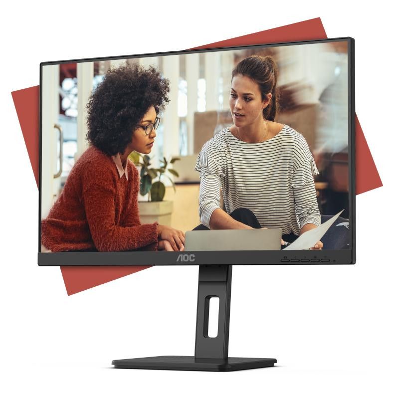 AOC E3 24E3QAF écran plat de PC 60,5 cm (23.8") 1920 x 1080 pixels Full HD LCD Noir · Moniteur · Informat Systems Strasbourg (image 2)