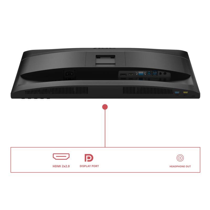 AOC U34E2M écran plat de PC 86,4 cm (34") 3440 x 1440 pixels Wide Quad HD Noir · Moniteur · Informat Systems Strasbourg (image 3)