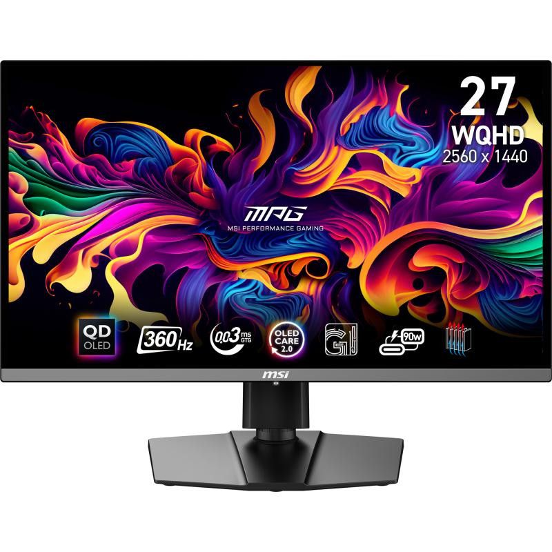 MSI MPG 271QRX QD-OLED écran plat de PC 67,3 cm (26.5") 2560 x 1440 pixels Wide Quad HD Noir · Moniteur · Informat Systems...