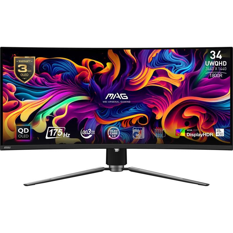 MSI MAG 341CQP QD-OLED · Moniteur · Informat Systems Strasbourg