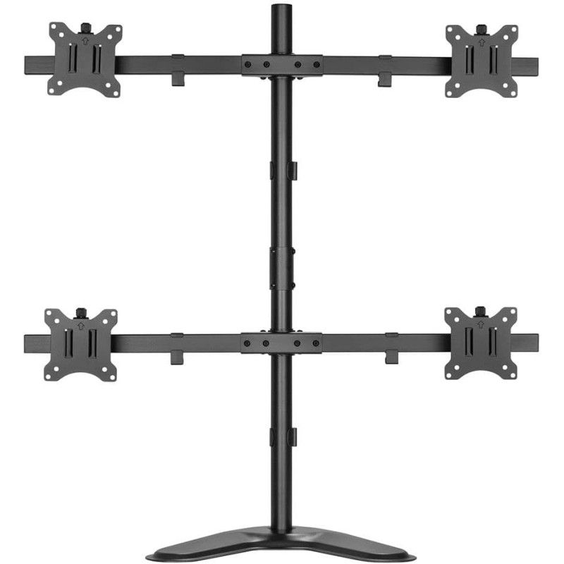 KIMEX Support de Bureau Sur Pied pour 4 Ecrans Moniteurs TV 17'' - 32'' · Accessoires écrans · Informat Systems Strasbourg (image 4)