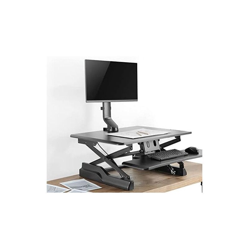 KIMEX Support de Bureau A Pincer pour 1 Ecran Moniteur TV 17'' - 32'' · Accessoires écrans · Informat Systems Strasbourg (image 2)
