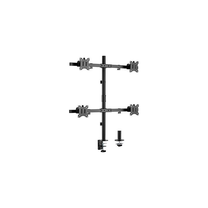 KIMEX Support de Bureau A Pincer pour 4 Ecrans Moniteurs TV 17' '- 32'' · Accessoires écrans · Informat Systems Strasbourg (image 3)