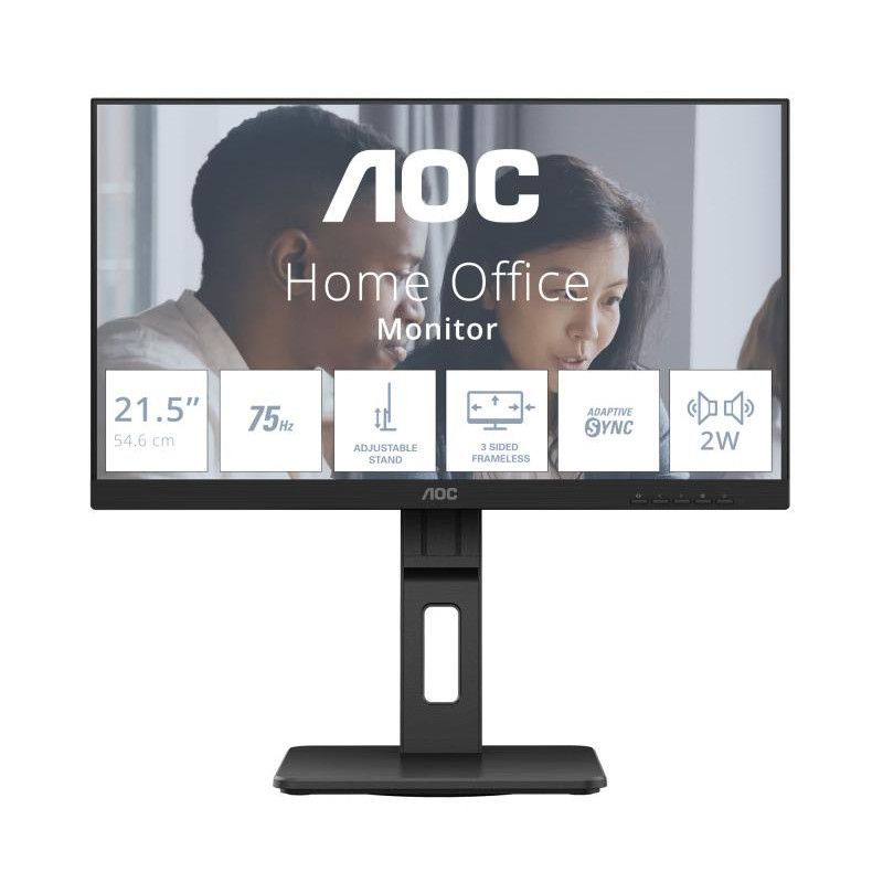 AOC E2 22E2UMF écran plat de PC 54,6 cm (21.5") 1920 x 1080 pixels Full HD LED Noir · Moniteur · Informat Systems Strasbourg