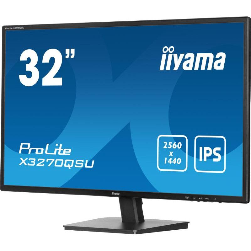 iiyama ProLite X3270QSU-B1 écran plat de PC 80 cm (31.5") 2560 x 1440 pixels Wide Quad HD LED Noir · Moniteur · Informat S... (image 4)