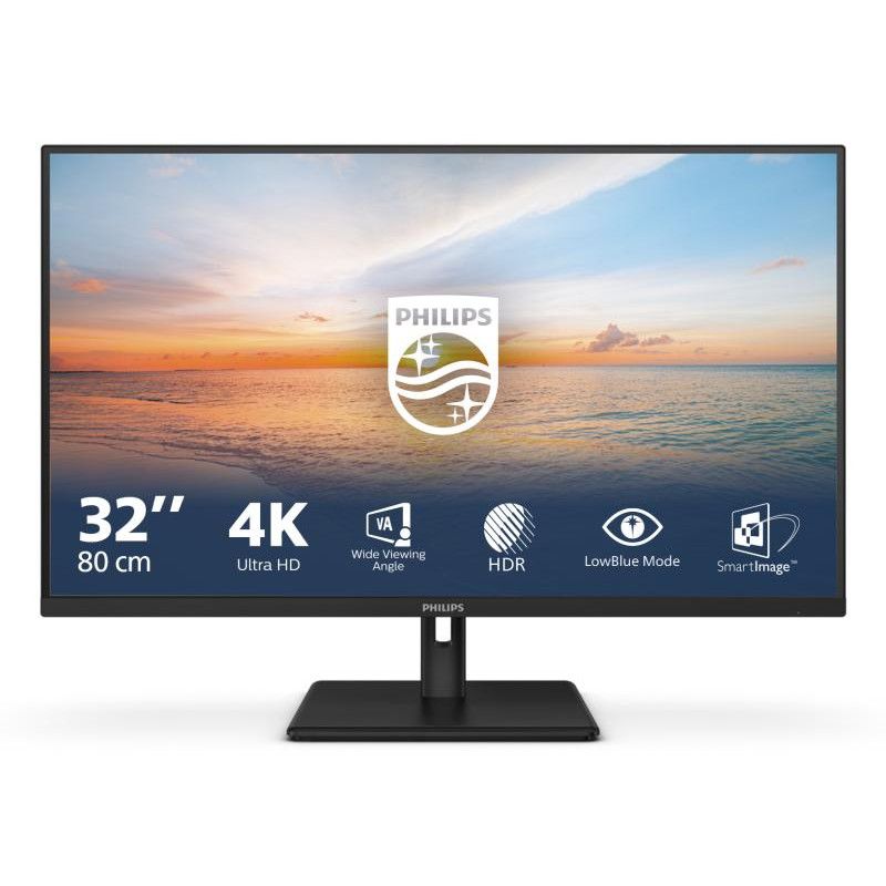 Philips 1000 series 32E1N1800LA/00 écran plat de PC 80 cm (31.5") 3840 x 2160 pixels 4K Ultra HD LCD Noir · Moniteur · Inf...