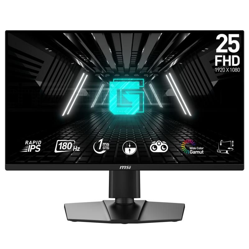 MSI G255PF E2 écran plat de PC 62,2 cm (24.5") 1920 x 1080 pixels Full HD LCD Noir · Moniteur · Informat Systems Strasbourg
