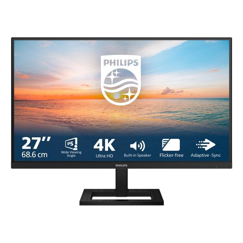 Philips 1000 series 27E1N1800AE/00 écran plat de PC 68,6 cm (27") 3840 x 2160 pixels 4K Ultra HD LED Noir · Moniteur · Inf...