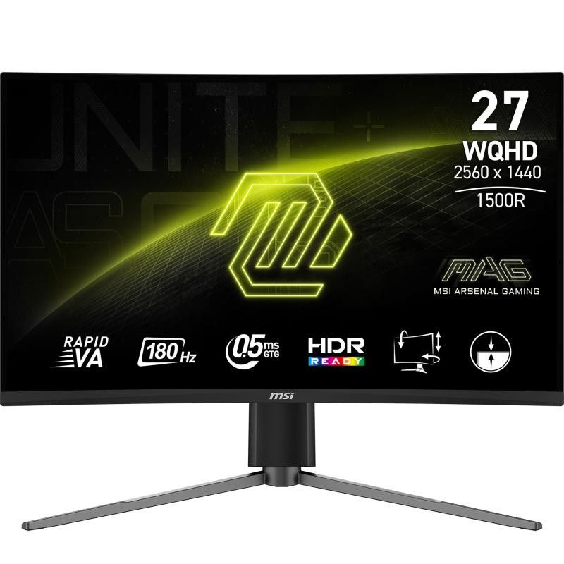 MSI MAG 27CQ6PF écran plat de PC 68,6 cm (27") 2560 x 1440 pixels Wide Quad HD LCD Noir · Moniteur · Informat Systems Stra...