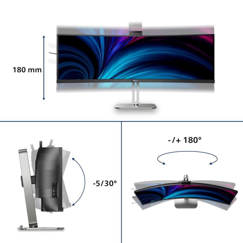 Philips 49B2U6903CH/00 écran plat de PC 124 cm (48.8") 5120 x 1440 pixels Dual QHD LCD Gris · Moniteur · Informat Systems ... (image 5)