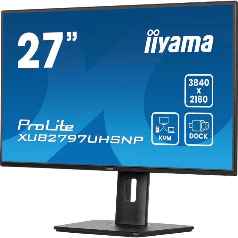 iiyama ProLite XUB2797UHSNP-B1 écran plat de PC 68,6 cm (27") 3840 x 2160 pixels 4K Ultra HD LED Noir · Moniteur · Informa... (image 6)