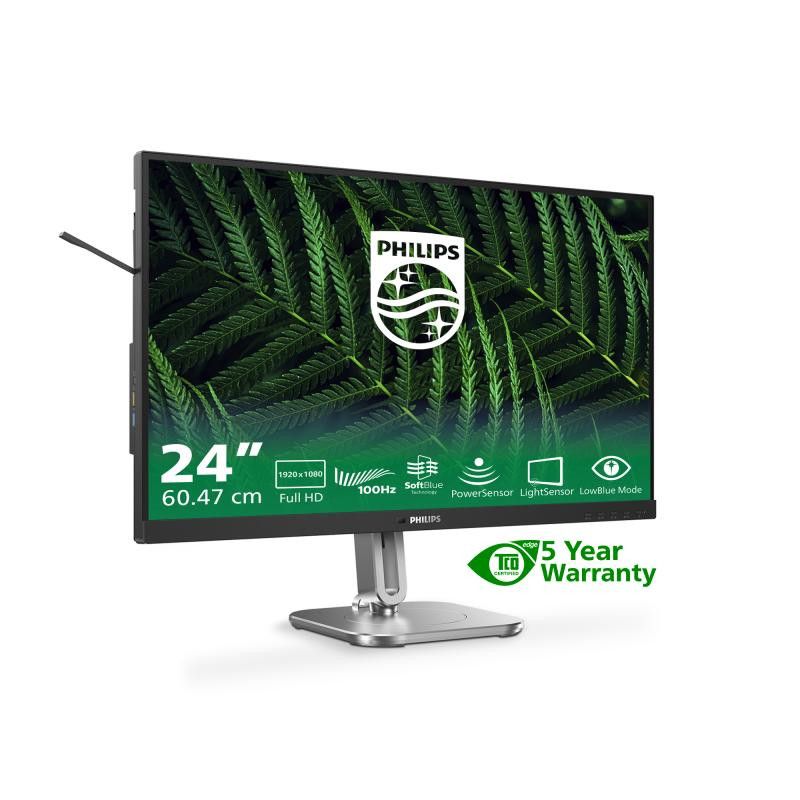 Philips 5000 series 24B2G5200/00 écran plat de PC 60,5 cm (23.8") 1920 x 1080 pixels Full HD LCD Anthracite · Moniteur · I... (image 4)