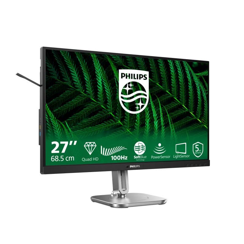 Philips 5000 series 27B2G5500/00 écran plat de PC 68,6 cm (27") 2560 x 1440 pixels Quad HD LCD Anthracite · Moniteur · Inf... (image 2)