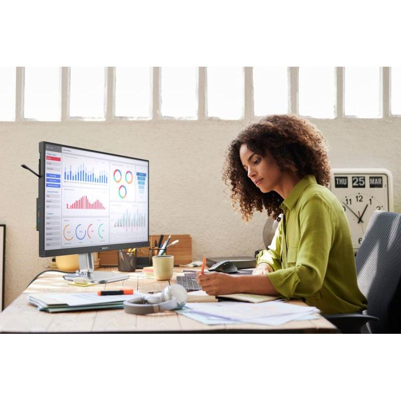 Philips 5000 series 27B2G5500/00 écran plat de PC 68,6 cm (27") 2560 x 1440 pixels Quad HD LCD Anthracite · Moniteur · Inf... (image 14)