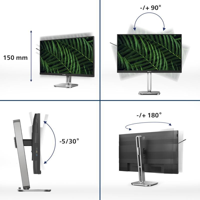 Philips 5000 series 27B2G5500/00 écran plat de PC 68,6 cm (27") 2560 x 1440 pixels Quad HD LCD Anthracite · Moniteur · Inf... (image 5)
