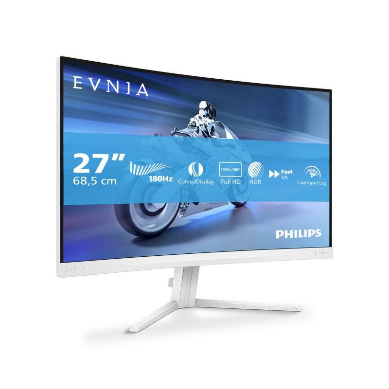 Philips Evnia 5000 27M2C5201L/00 écran plat de PC 68,6 cm (27") 1920 x 1080 pixels Full HD LCD Blanc · Moniteur · Informat... (image 2)