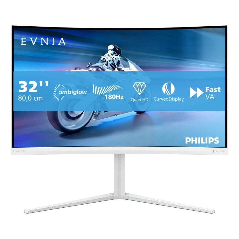 Philips Evnia 5000 32M2C5501/00 écran plat de PC 80 cm (31.5") 2560 x 1440 pixels Quad HD LCD Blanc · Moniteur · Informat ... (image 2)