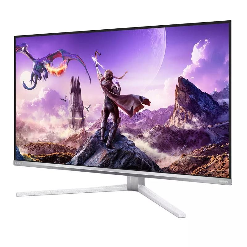 Philips Evnia 8000 32M2N8900/00 écran plat de PC 80 cm (31.5") 3840 x 2160 pixels 4K Ultra HD QD-OLED Blanc · Moniteur · I... (image 9)