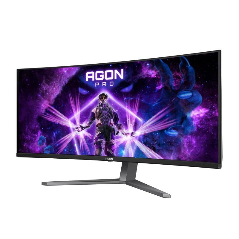 AOC AGON PRO AG346UCD écran plat de PC 86,4 cm (34") 3440 x 1440 pixels Wide Quad HD QD-OLED Noir, Gris · Moniteur · Infor... (image 9)