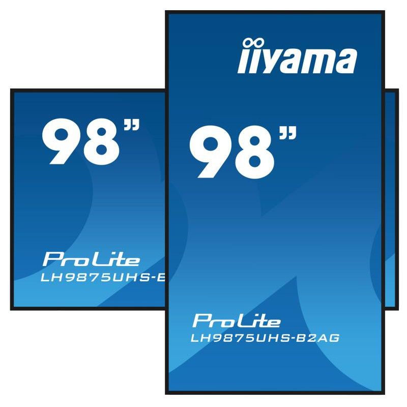 iiyama LH9875UHS-B2AG Écran d'affichage dynamique Écran plat de signalisation numérique 2,48 m (97.5") LED Wifi 500 cd/m² ... (image 5)