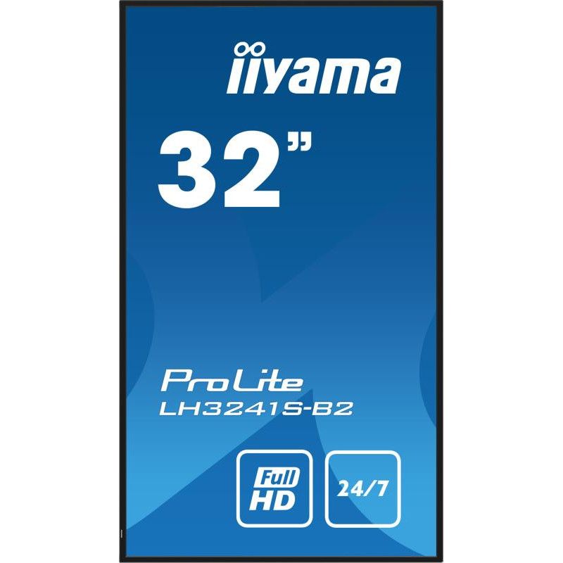 iiyama LH3241S-B2 Écran d'affichage dynamique En forme de kiosk 80 cm (31.5") LED 350 cd/m² Full HD Noir 24/7 · Moniteur ·... (image 3)