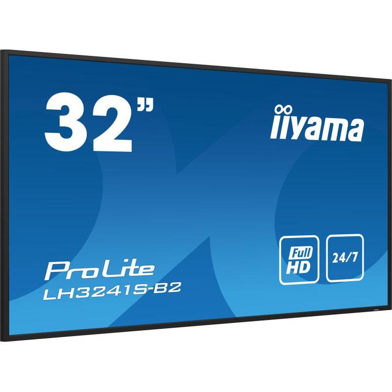 iiyama LH3241S-B2 Écran d'affichage dynamique En forme de kiosk 80 cm (31.5") LED 350 cd/m² Full HD Noir 24/7 · Moniteur ·... (image 4)