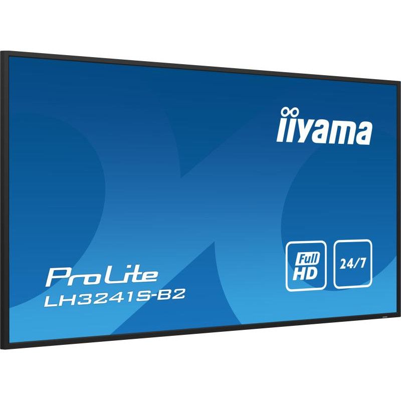 iiyama LH3241S-B2 Écran d'affichage dynamique En forme de kiosk 80 cm (31.5") LED 350 cd/m² Full HD Noir 24/7 · Moniteur ·... (image 6)