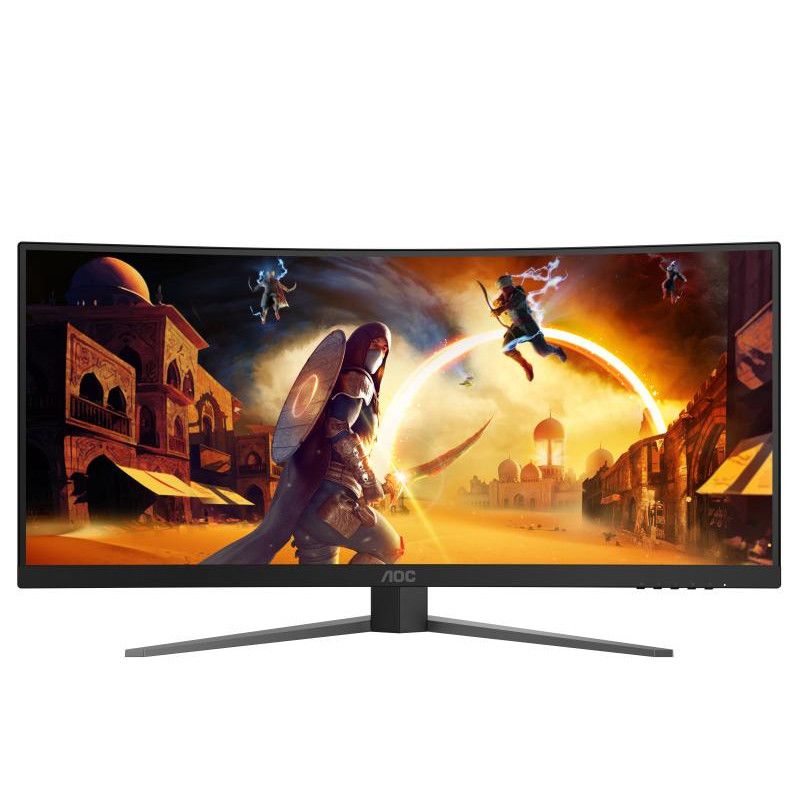 AOC G4 CU34G4 écran plat de PC 86,4 cm (34") 3440 x 1440 pixels Wide Quad HD LED Noir, Rouge · Moniteur · Informat Systems... (image 3)
